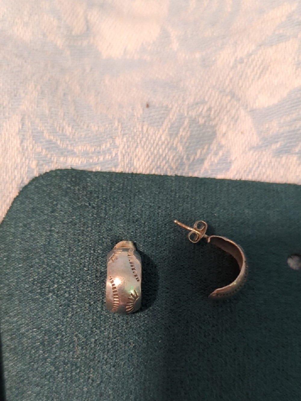 Sterling Silver South Western Earrings